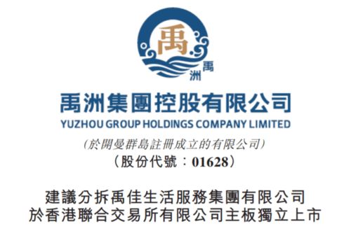 禹洲集團分拆禹佳生活服務上市 聚焦生活服務新賽道，文化經紀人服務成亮點
